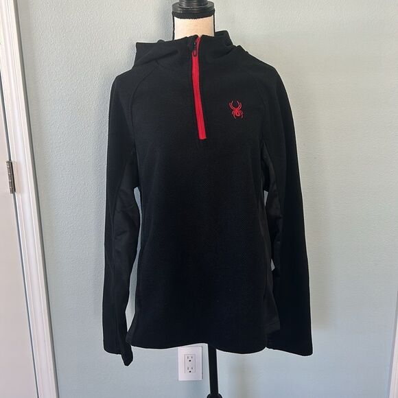 NWT Spyder Boundless Half Zip Hooded Sweater Size XL